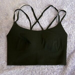 Black Sports Bra